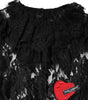 Dolce &amp; Gabbana Black Cotton Floral Lace Women Blouse Top