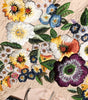 Dolce &amp; Gabbana Beige Floral Embroidery Sleeveless Tank Top