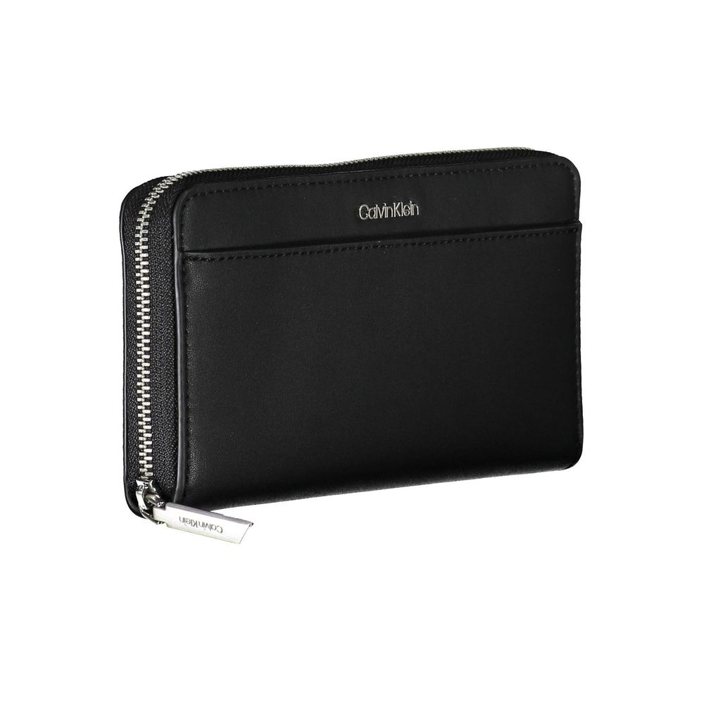 Portefeuille femme Calvin Klein en polyéthylène noir
