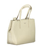 Sac à main en polyester beige Calvin Klein
