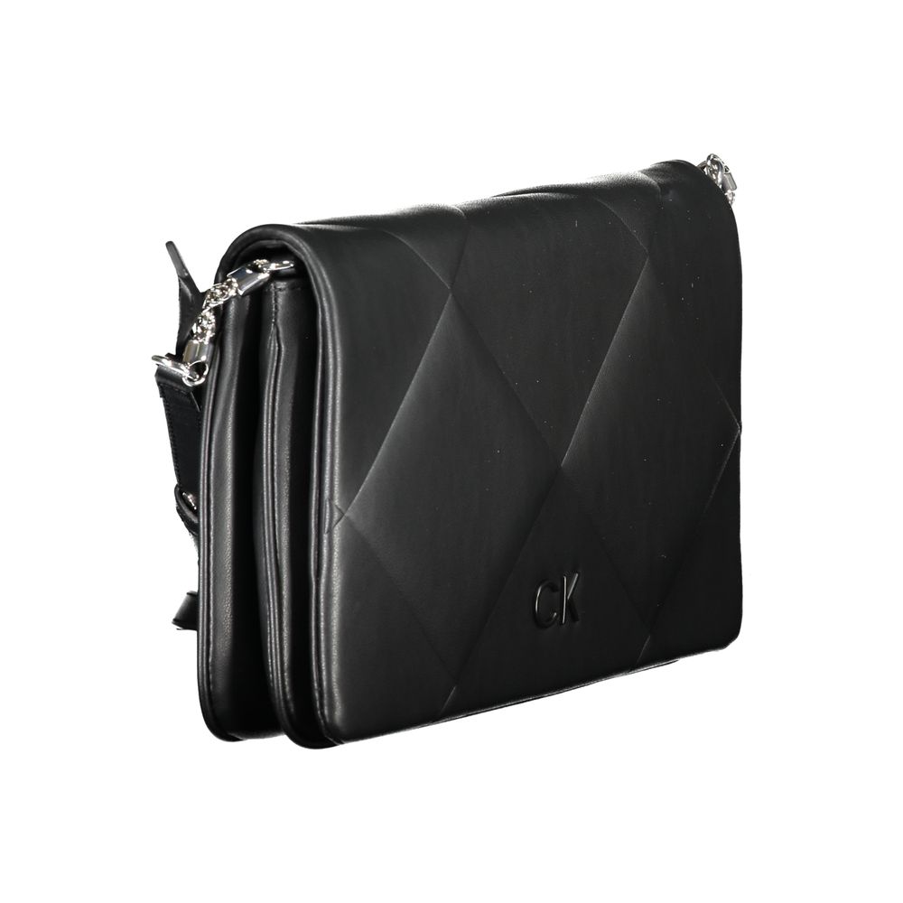 Sac à main en coton noir Calvin Klein