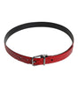 Dolce & Gabbana Red Exotic Leather Brass Metal Buckle Belt