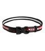 Dolce & Gabbana Black Polyester Logo Print DG Buckle Belt
