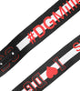 Dolce & Gabbana Black Cotton Logo Print DG Buckle Belt