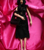 Poupées Dolce &amp; Gabbana en céramique, porcelaine, cuir et robe noire