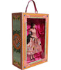 Poupées Dolce &amp; Gabbana en céramique, porcelaine, cuir et robe rose