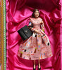 Poupées Dolce &amp; Gabbana en céramique, porcelaine, cuir et robe rose
