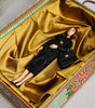 Poupées Dolce &amp; Gabbana en céramique, porcelaine, cuir et robe noire