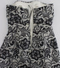 Dolce & Gabbana White Floral Lace Silk Corset Maxi Dress