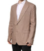 Dolce & Gabbana Beige TAORMINA Single Breasted Coat Blazer