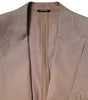 Dolce & Gabbana Beige TAORMINA Single Breasted Coat Blazer