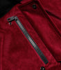 Dolce & Gabbana Red Black Cotton Logo FullZip Bomber Jacket