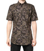 Dolce & Gabbana Multicolor Camouflage Button Down GOLD Shirt