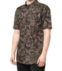 Dolce & Gabbana Multicolor Camouflage Button Down GOLD Shirt