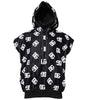 Dolce & Gabbana Black DG Cotton Hooded Sleeveless Sweater