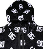 Dolce & Gabbana Black DG Cotton Hooded Sleeveless Sweater