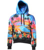 Dolce & Gabbana Multicolor Print Hooded Sweatshirt Sweater