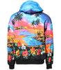 Dolce & Gabbana Multicolor Print Hooded Sweatshirt Sweater