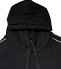 Dolce & Gabbana Black Cotton Logo Hooded Sweatshirt Sweater