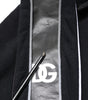 Dolce & Gabbana Black Cotton Logo Hooded Sweatshirt Sweater