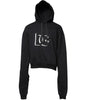 Dolce & Gabbana Black Embroidery Hooded Sweatshirt Sweater