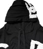 Dolce & Gabbana Black Logo Print Hooded Sweatshirt Sweater