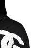 Dolce & Gabbana Black Logo Print Hooded Sweatshirt Sweater
