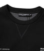 Dolce & Gabbana Black Cotton Logo Knitted Pullover Sweater
