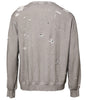 Dolce & Gabbana Gray Logo Print Crew Neck Pullover Sweater