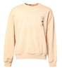 Dolce & Gabbana Beige Cherry Print Crew Neck Pullover Sweater