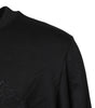 Dolce & Gabbana Black Embroidered Crew Neck Pullover Sweater