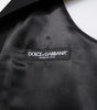 Dolce & Gabbana Black Wool Waistcoat Dress Formal Vest