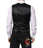 Dolce & Gabbana Black Wool Waistcoat Dress Formal Vest