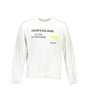 Sweat-shirt unisexe en coton blanc Calvin Klein
