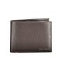 Portefeuille homme en cuir marron Calvin Klein