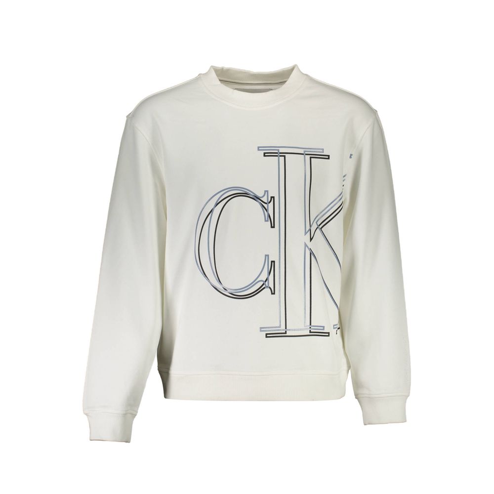 Pull Calvin Klein en coton blanc pour homme