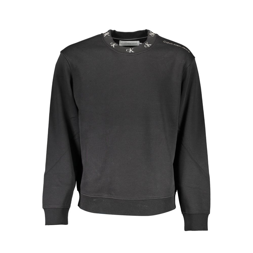 Pull en coton noir Calvin Klein pour homme