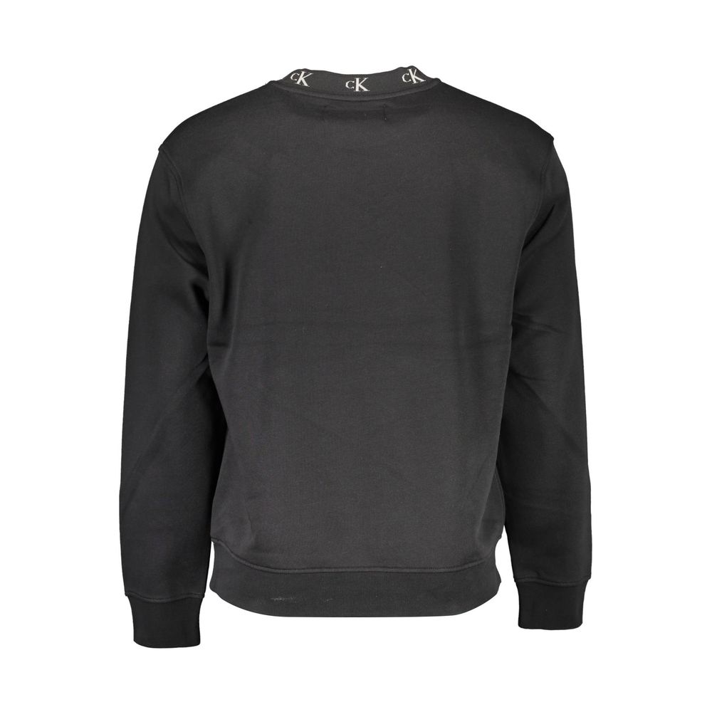 Pull en coton noir Calvin Klein pour homme