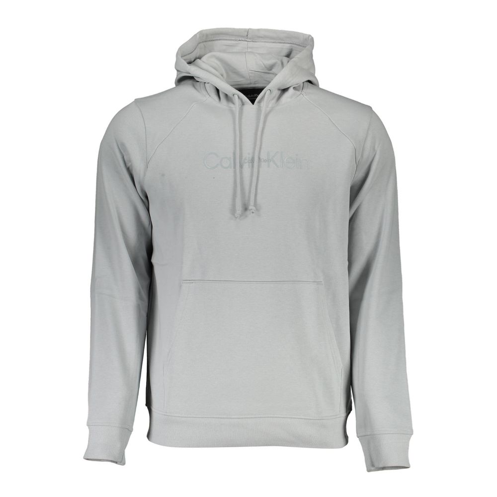 Pull en coton gris Calvin Klein pour homme