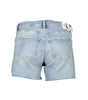 Short femme en coton bleu clair Calvin Klein