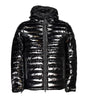 Calvin Klein Sleek Nylon Hooded Jacket with Contrast Details
