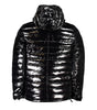 Calvin Klein Sleek Nylon Hooded Jacket with Contrast Details
