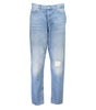 Jean Calvin Klein bleu clair en coton pour femme