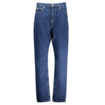 Jean et pantalon en coton bleu Calvin Klein