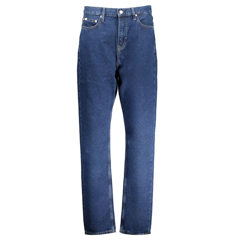 Jean et pantalon en coton bleu Calvin Klein