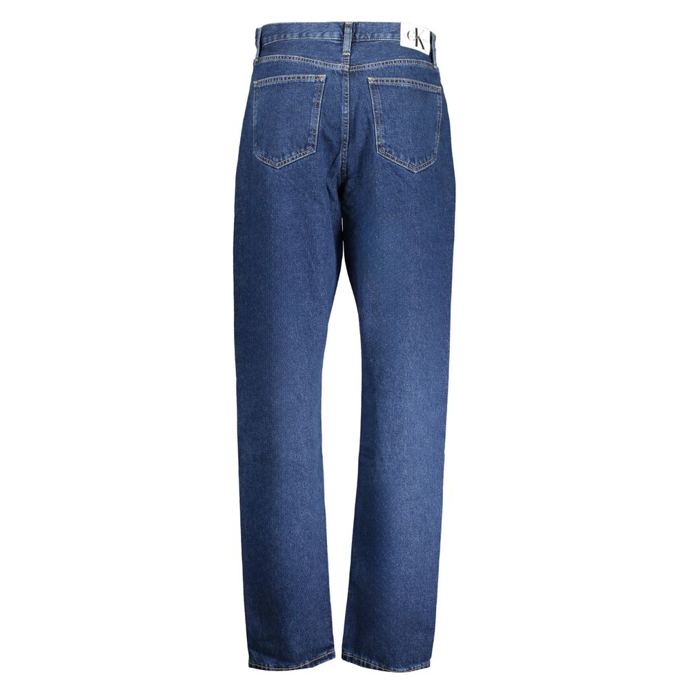 Jean et pantalon en coton bleu Calvin Klein