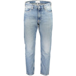 Calvin Klein Light Blue Cotton Men Jeans