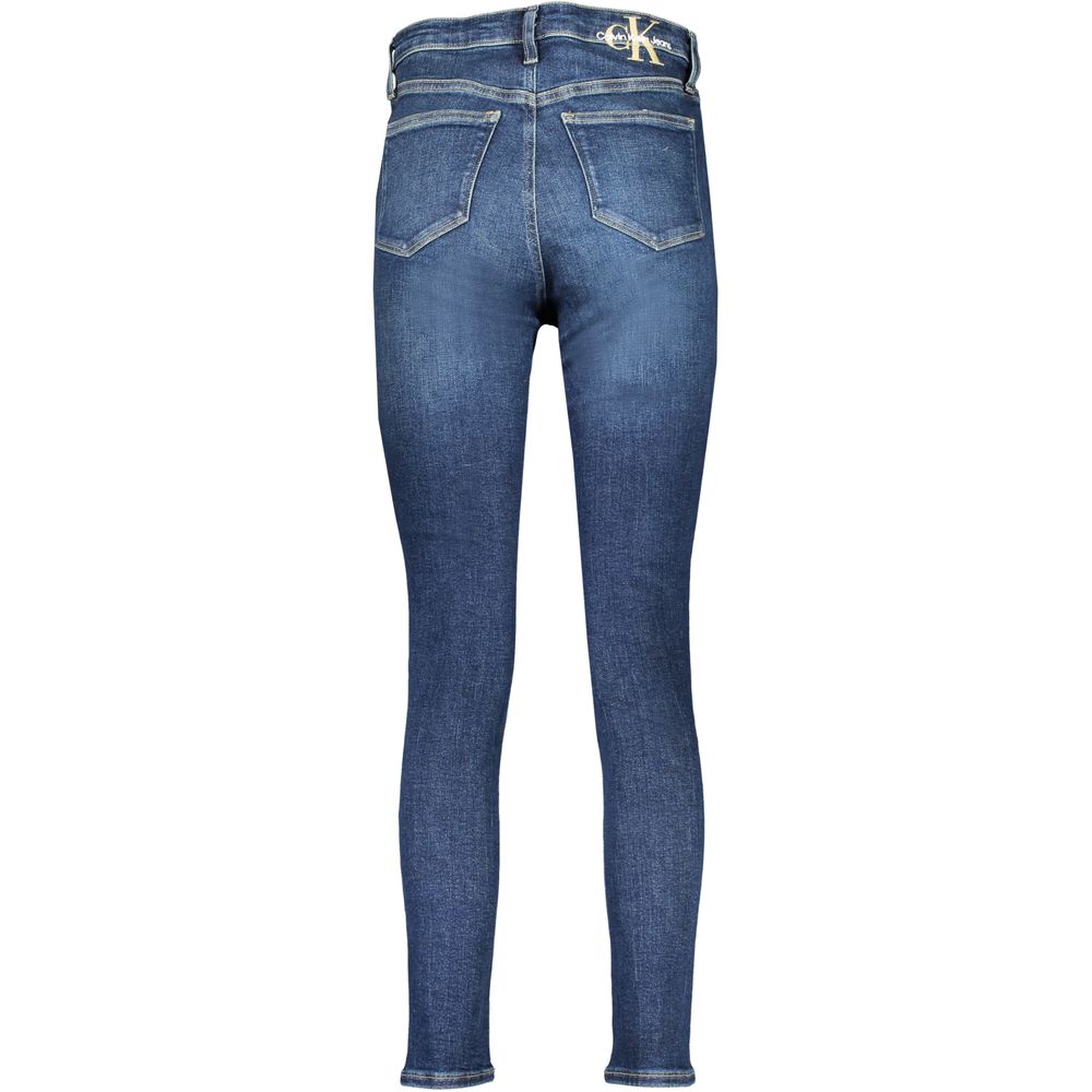 Jean et pantalon en coton bleu Calvin Klein