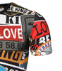 Dolce & Gabbana Multicolor Patchwork Cotton Crew Neck T-shirt