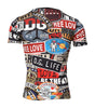 Dolce & Gabbana Multicolor Patchwork Cotton Crew Neck T-shirt